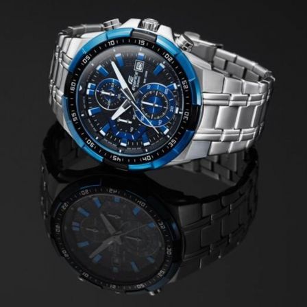 Casio Edifice EFR-539D-1A2VUEF Plata y Azul